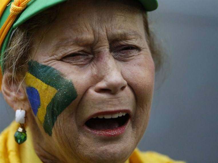 Emotionally Distressed Brazil Fans